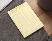 Client Planner Note Pad Sticky Notes Stationery Work Organizer