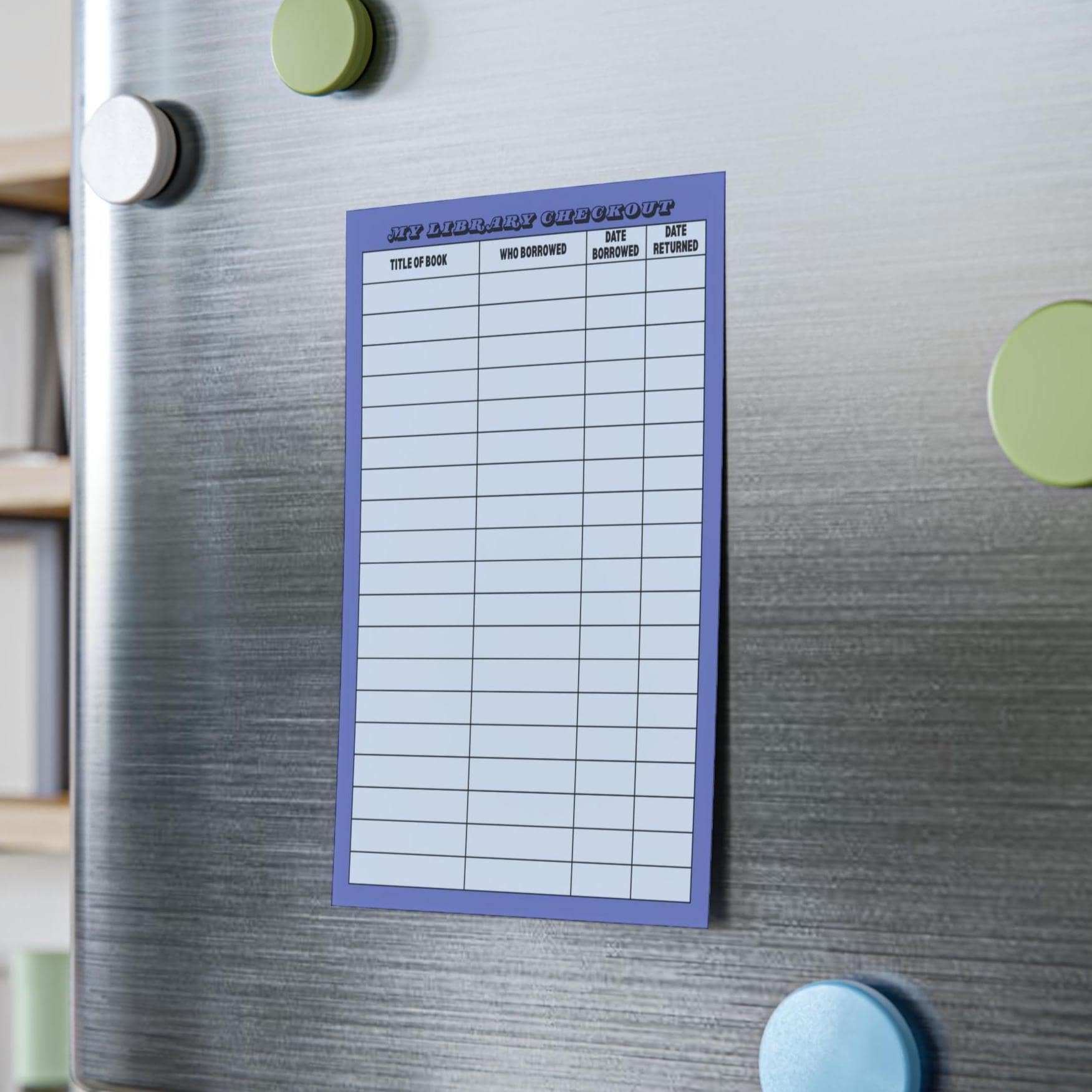 Notepad Postit Image Personal Library Checkout Notepad Post-it® Note Sticky Notes Gift for ...