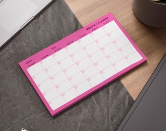 Helle Monatsplaner Notizblock Sticky Notes Organizer Planer Schreibwaren Schreibtisch Dekor