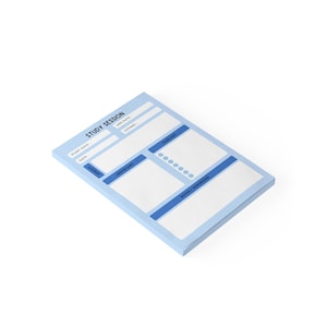 Study Session Notepad Assignment Tracker Sticky Notes Homework Organizer Planner School Supplies image 3
