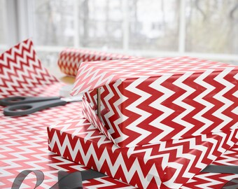 Striped Wrapping Paper Roll Festive Gift Wrap