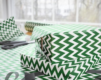 Striped Wrapping Paper Roll Festive Gift Wrap