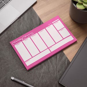 Bright Weekly Planner Notepad Post-it® Sticky Notes Organizer Stationery Desk Decor