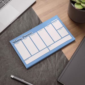 Bright Weekly Planner Notepad Post-it® Sticky Notes Organizer Stationery Desk Decor