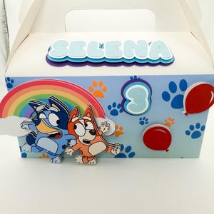 Bluey Gable Boxes: Birthday Party Favors
