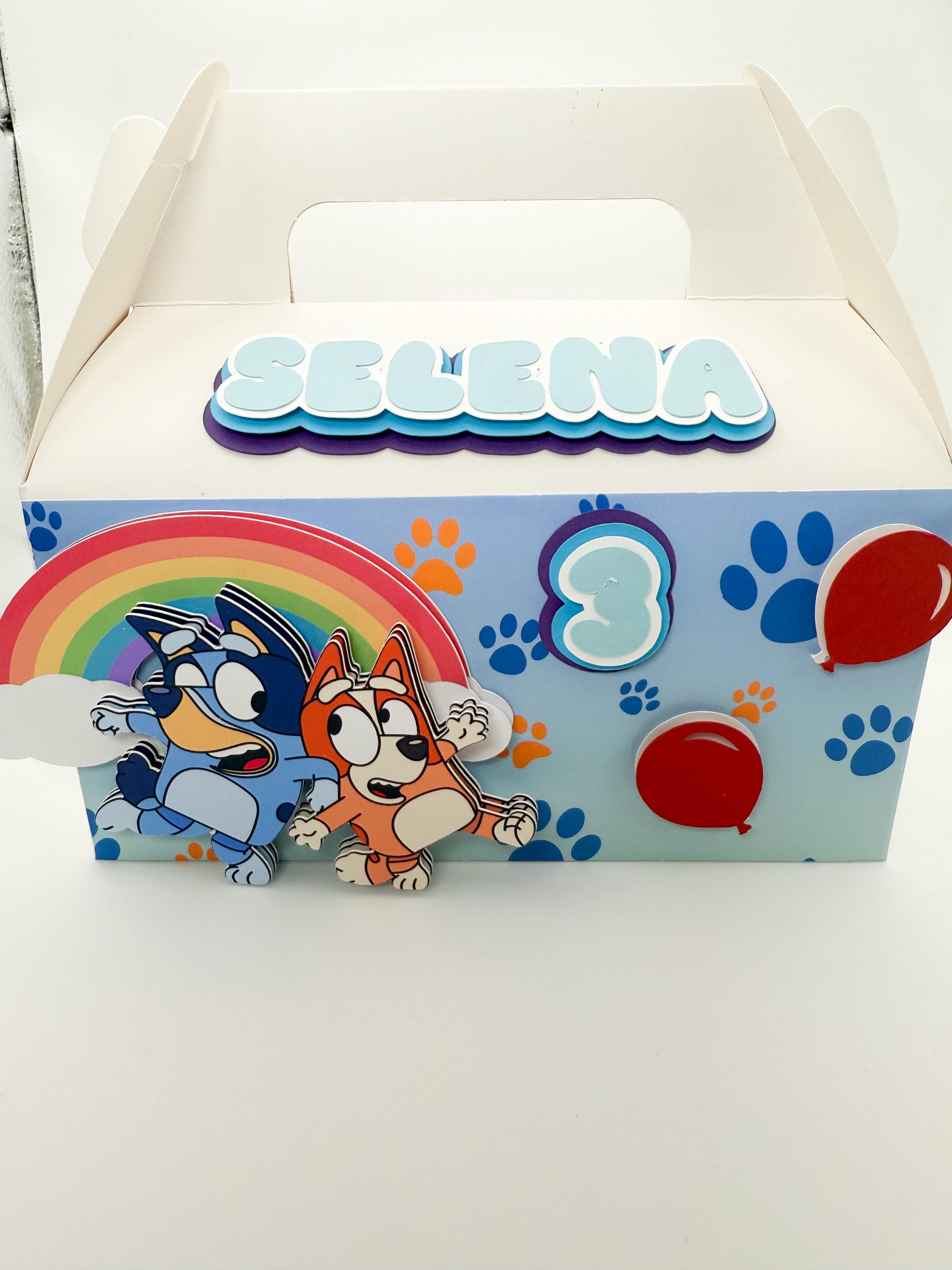 Bluey Party Favor Boxes