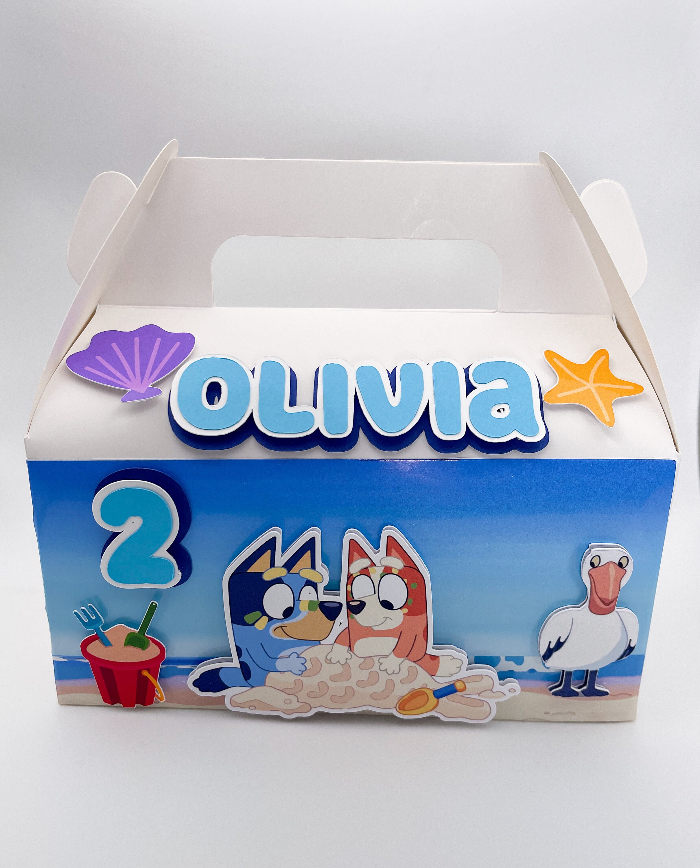 Bluey Beach Party Gable Boxes