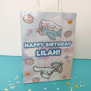 Torby prezentowe CinnamoRoll, upominki na przyjęcie CinnamoRoll, przyjęcie urodzinowe CinnamoRoll, upominki na przyjęcie