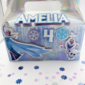 Boîtes La Reine des Neiges, Cadeaux Elsa, Anniversaire La Reine des Neiges