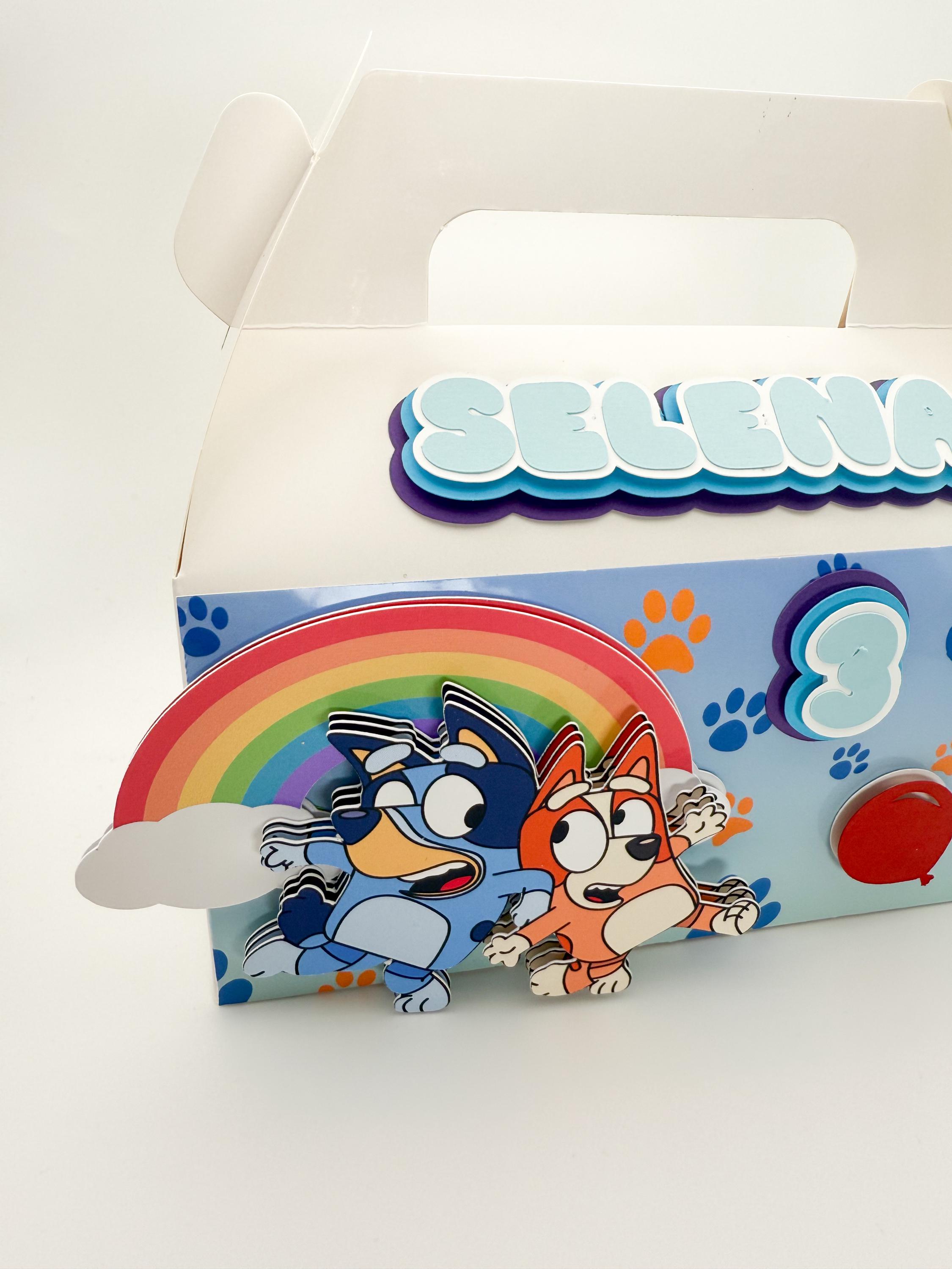 Bluey Party Favor Boxes