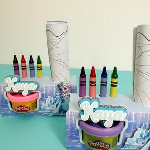 Frozen Activity Boxes: Elsa Birthday Party Favors