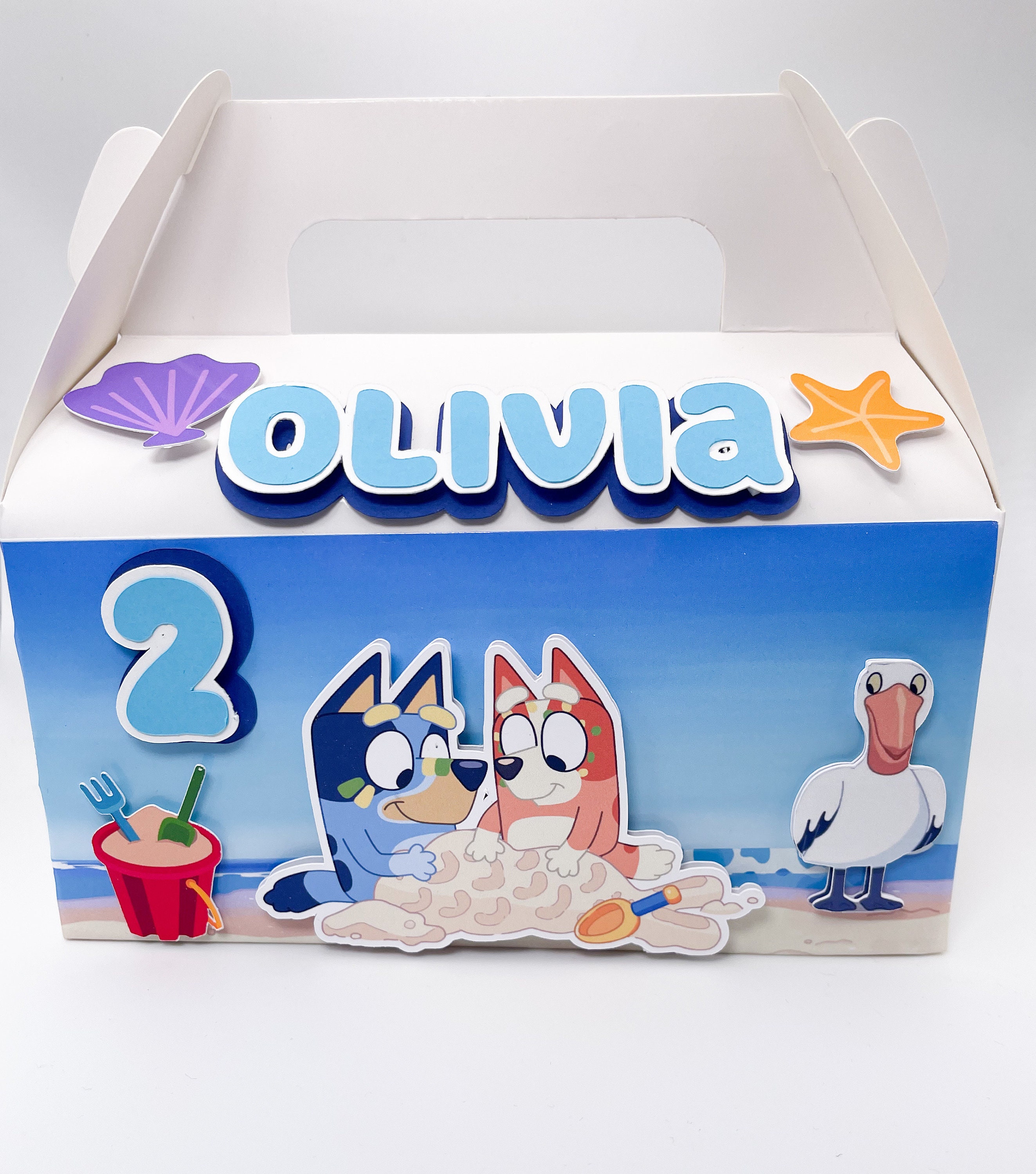 Bluey Beach Party Gable Boxes
