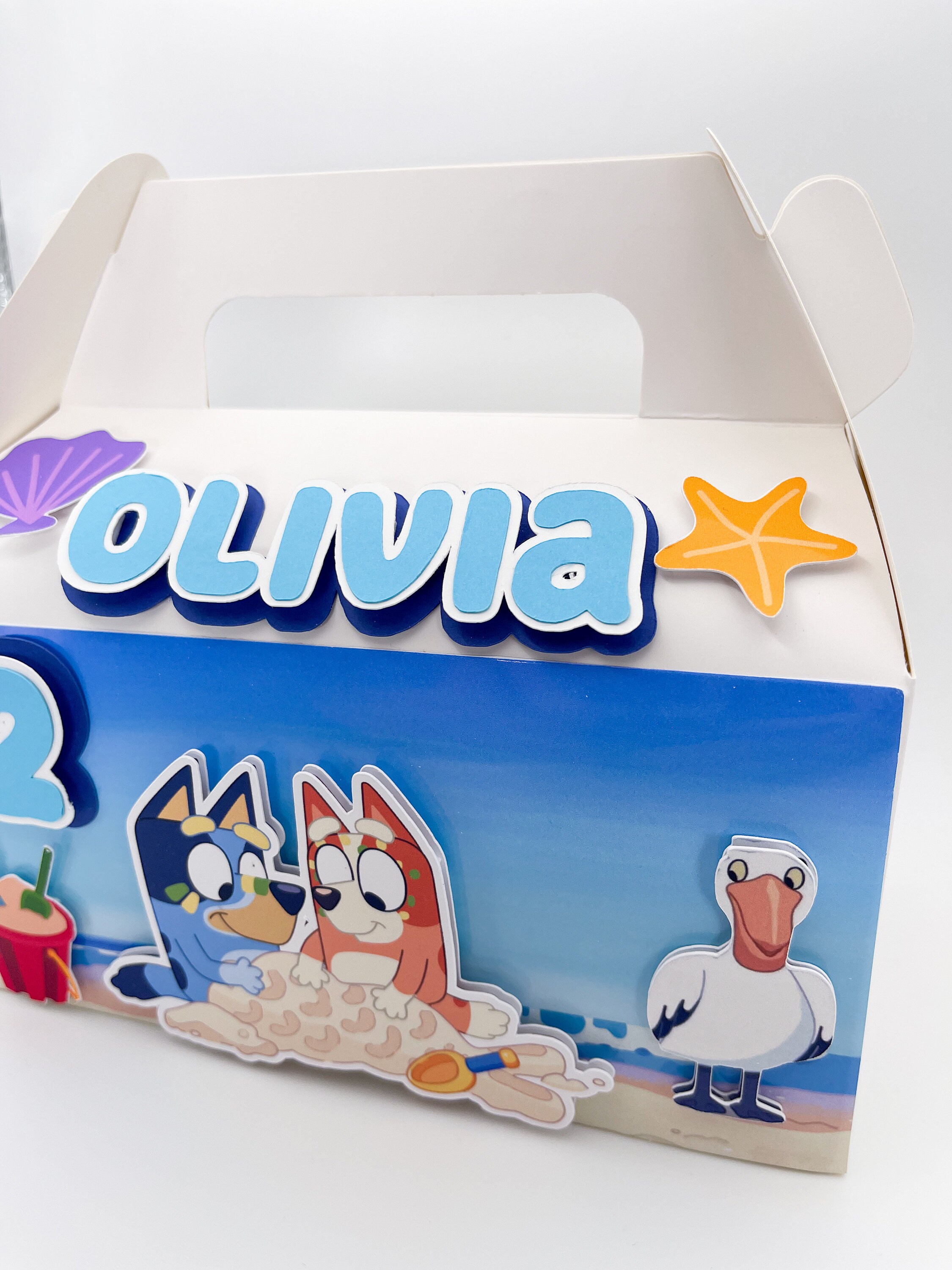 Bluey Beach Party Gable Boxes