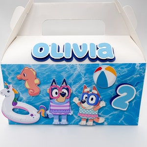 Bluey Geburtstags-Geschenkboxen, Bluey Geburtstagsgeschenk