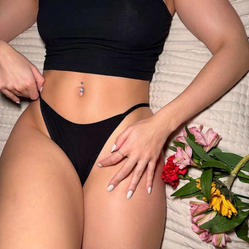 Pack of 5- Bamboo Thong | Ultra Soft & Breathable image 5