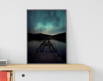 Wall print, home decor, Scotland, bedroom, living room