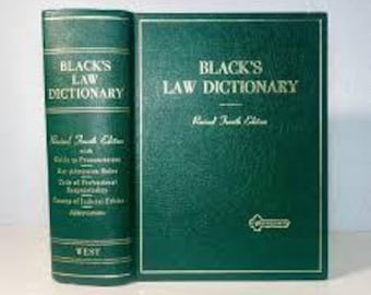 Blacks law dictionary