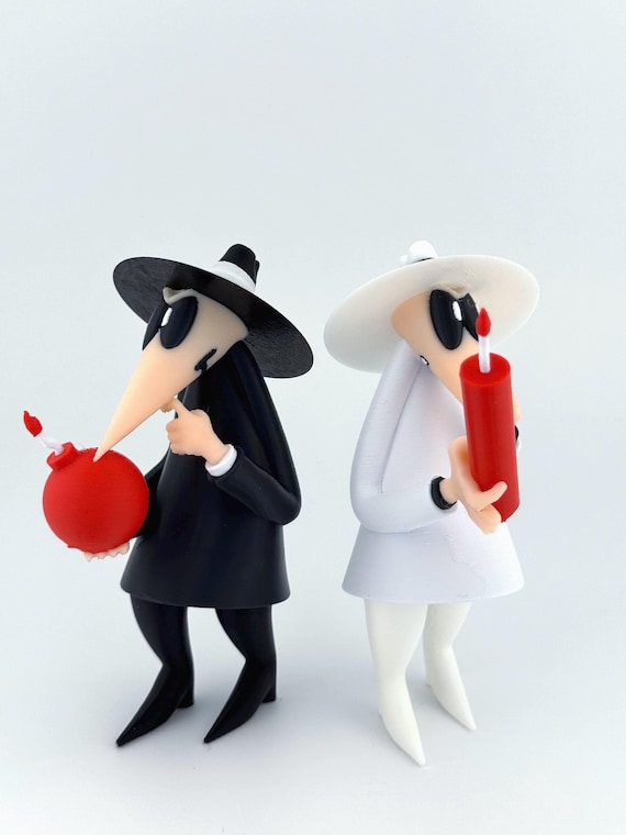 Spy Vs. Spy Figurines: Mad Magazine Collectible Set - Etsy