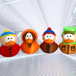South Park Ducks | Cartman Duck | Stan Duck | Kyle Duck | Kenny Duck | South Park Gift |