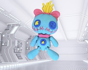 Articulated Scrump Fidget Toy: Lilo & Stitch Flexi Monster