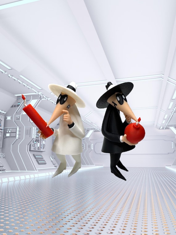 Spy Vs. Spy Figurines: Mad Magazine Collectible Set - Etsy