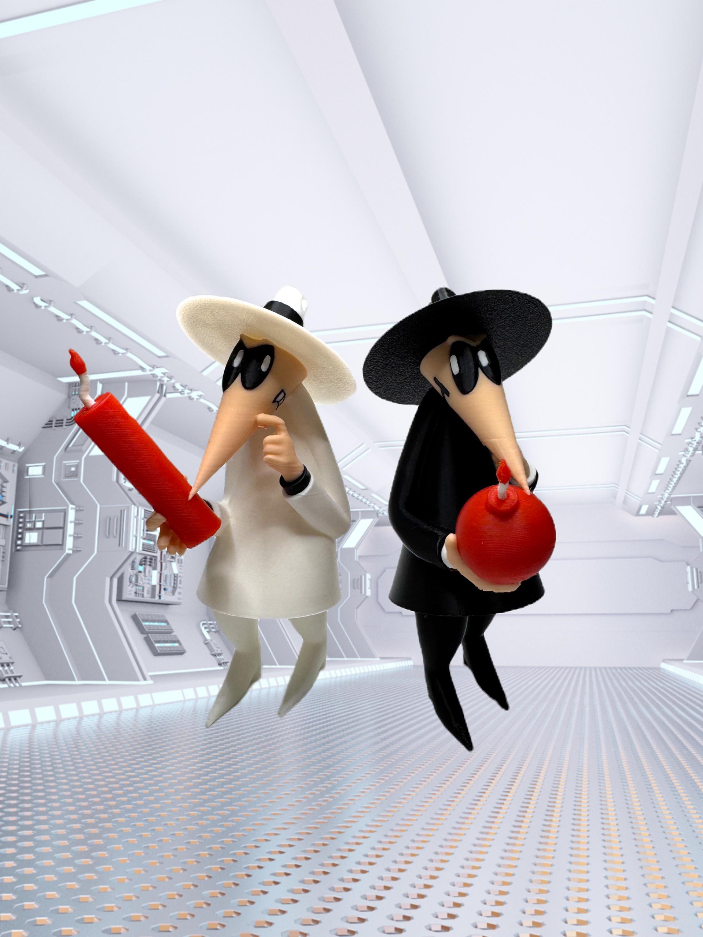 Spy Vs. Spy Figurines: Mad Magazine Collectible Set - Etsy