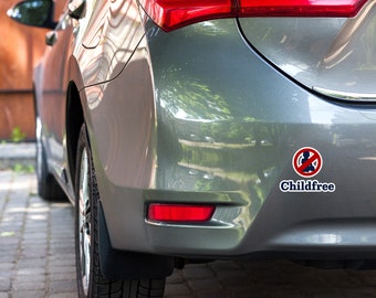 No Babies Allowed Childfree Bumper Sticker