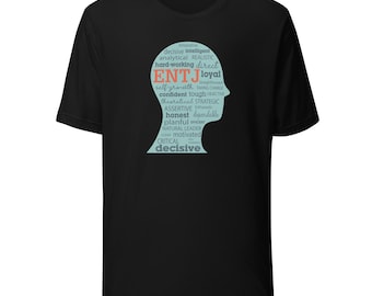 ENTJ Shirt The Commander Personality Logo Head Traits