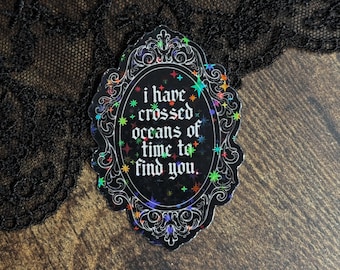 Oceans of Time Sticker — Bookish Sticker, Book Lover Gift, Dark Romance, Bookworm, Spicy Books, Booktok, Gothic Sticker