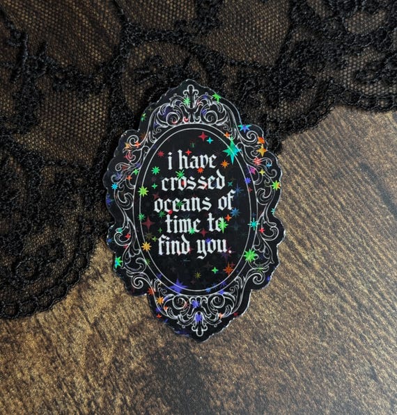 Oceans of Time Sticker — Bookish Sticker, Book Lover Gift, Dark Romance, Bookworm, Spicy Books, Booktok, Gothic Sticker