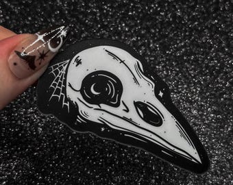 Cosmic Skull Sticker — Bookish Sticker, Dark Romance Sticker, Kindle Sticker, Gothic Sticker, Bookstagram Sticker, Bookish