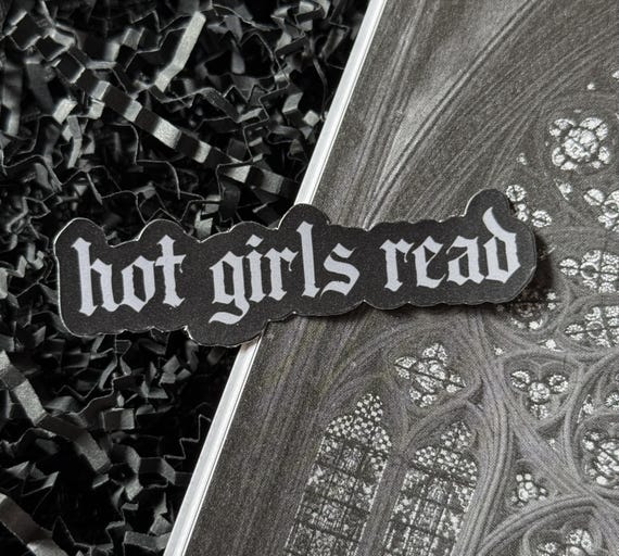HGR Sticker — Gothic Sticker, Bookish, Bookish Sticker, Dark Romance, Gothic Romance, Bookworm, Kindle Sticker