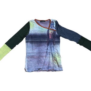 COP COPINE vintage sheer mesh top y2k