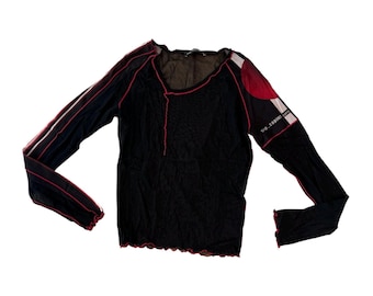 Cop Copine Mesh Top, Rare Cop Copine, Vintage Mesh Top