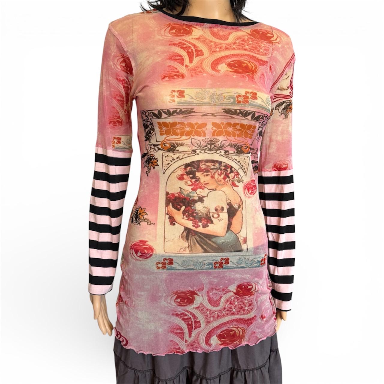 Robe Midi Vintage Jean Paul Gaultier - 100% Laine - Taille L - Made In Italy