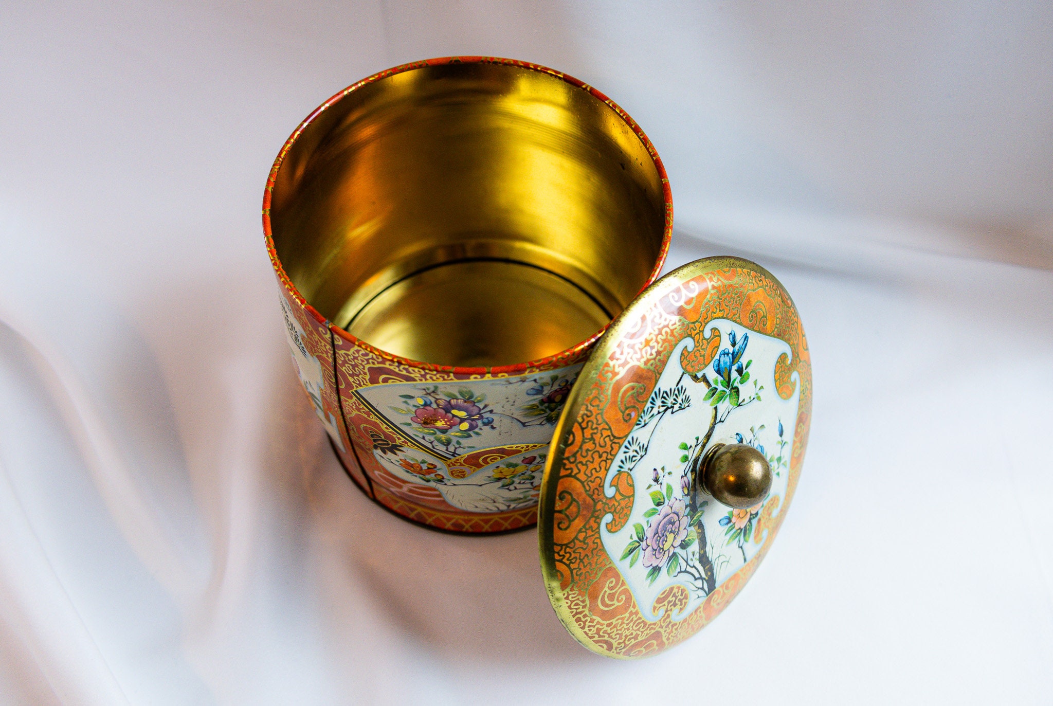 Vintage Tea Tin Can Made in England - Etsy