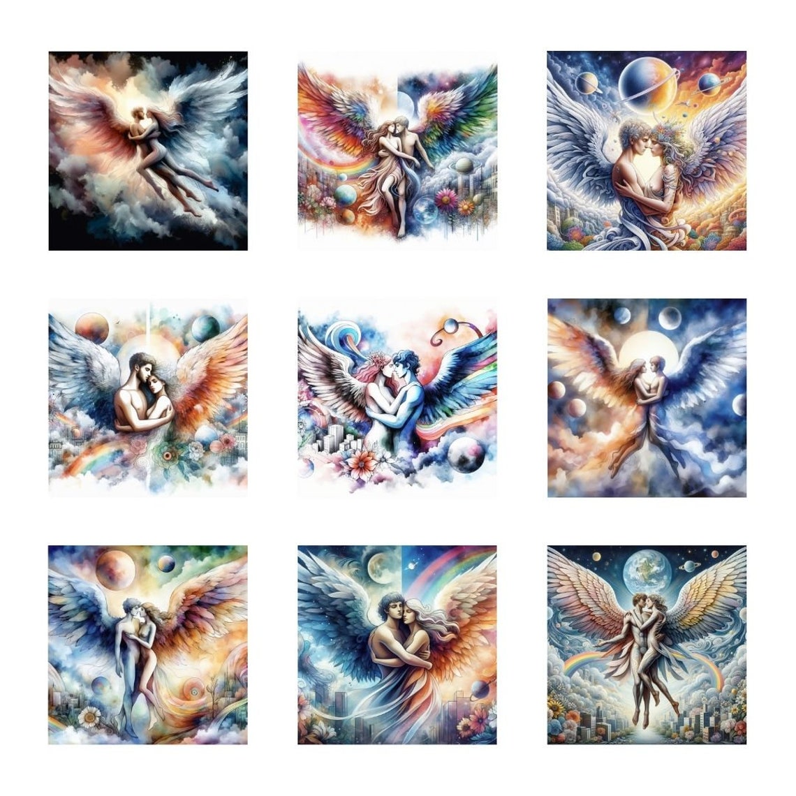 18 Imagenes De Angeles Y Arcangeles Parejas En Png Clip Art - Arte ...