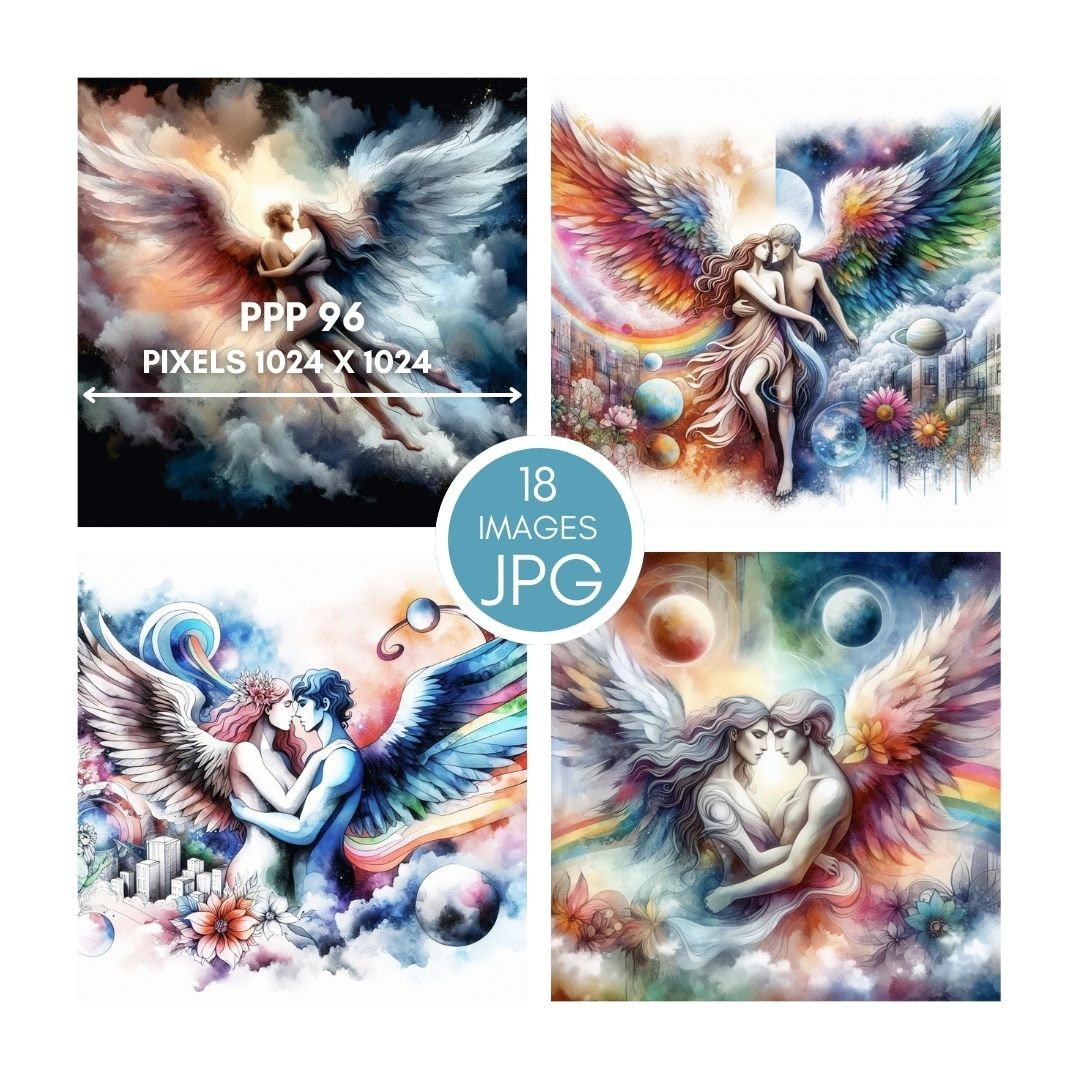 18 Imagenes De Angeles Y Arcangeles Parejas En Png Clip Art Arte ...