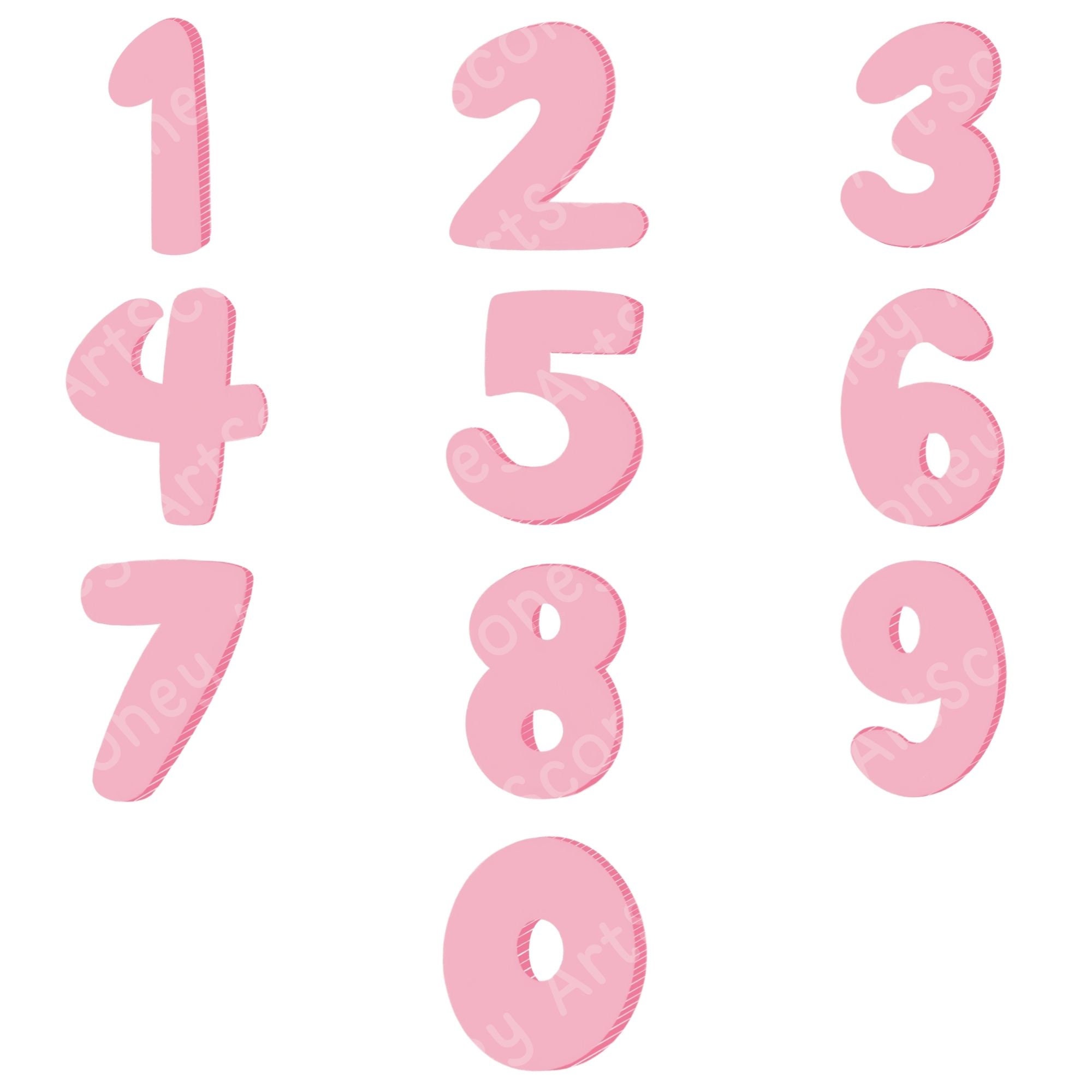 Alphabet Clipart Set, Alphabet, Numbers, Special Characters, Letters ...