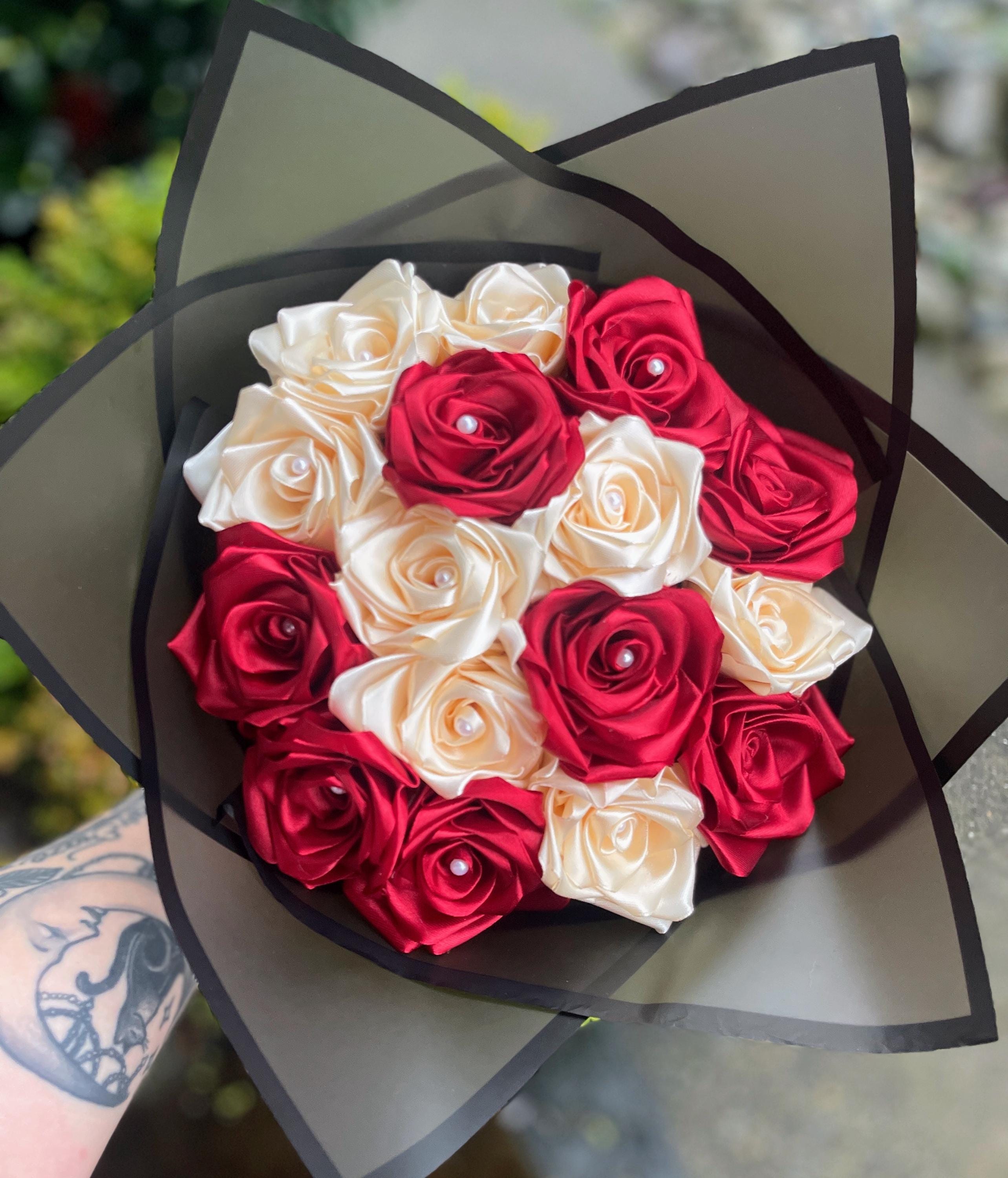 Silk flower bouquet - Etsy 日本
