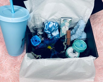 Birthday Gift Box: Tumbler, Hair Accessories Spa Set