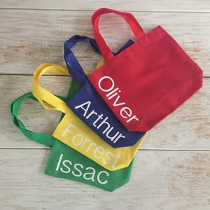 Boys Personalized monogrammed ring bearer Tote bag Personalized Custom Disney Tote Bag Little Boy Toddler Library Tote Bag