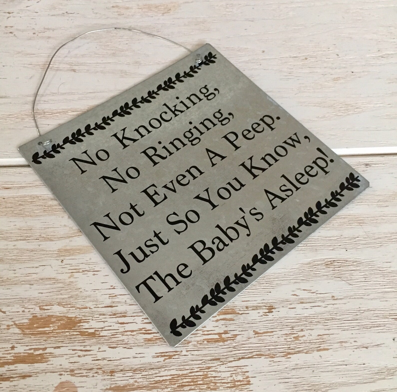 Baby Sleeping Do Not Knock Sign Please Don't Ring Sign - Etsy
