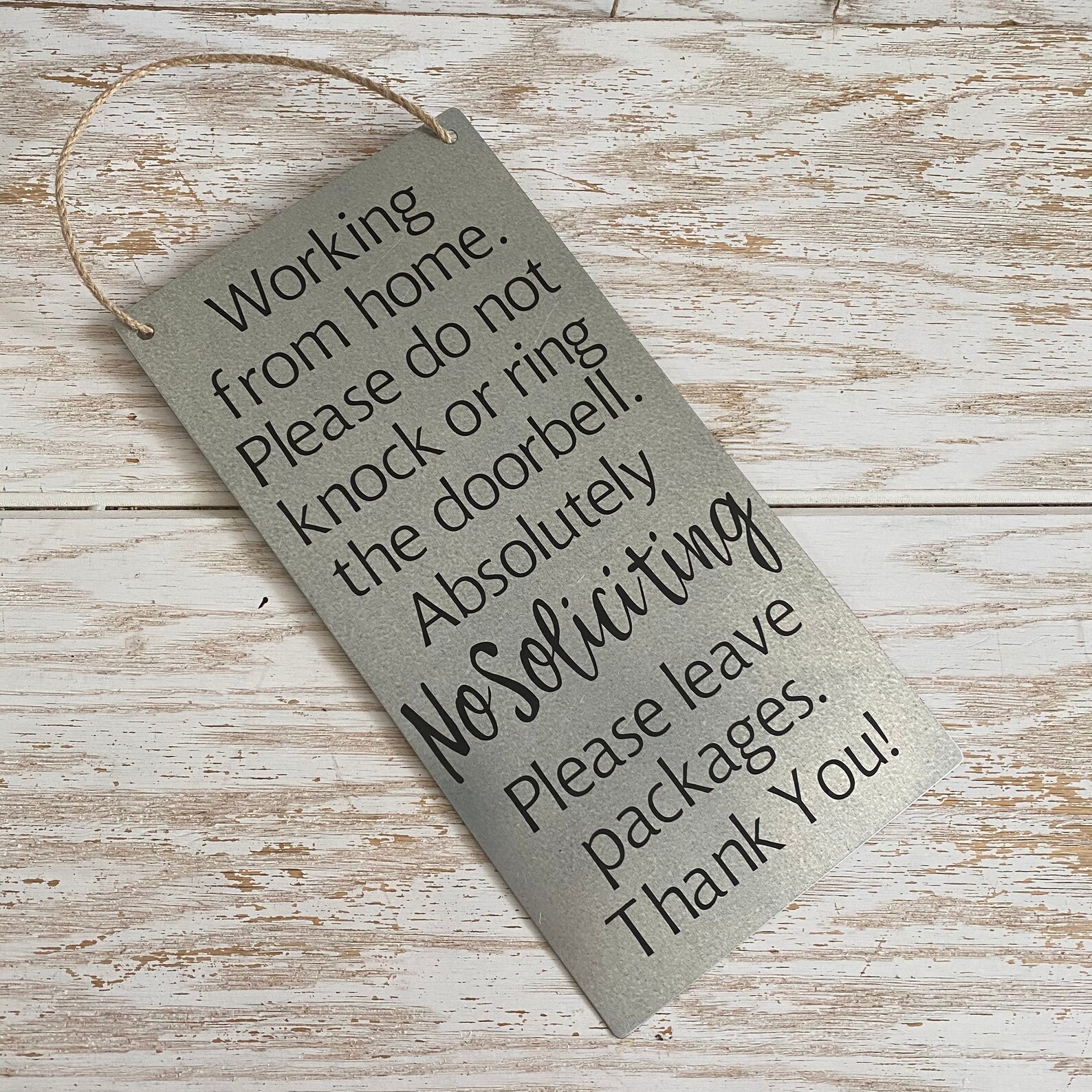 Working From Home Office Please Do Not Knock or Ring Sign No | Etsy