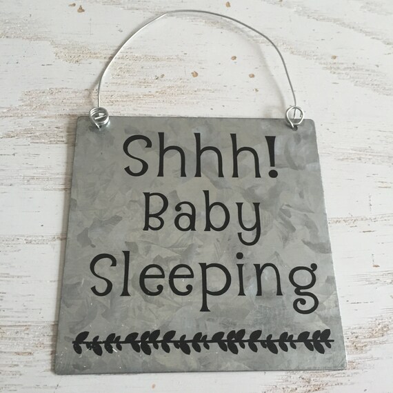 Bebe Qui Dort Ne Pas Deranger Shhh Cest Lheure De La Etsy France
