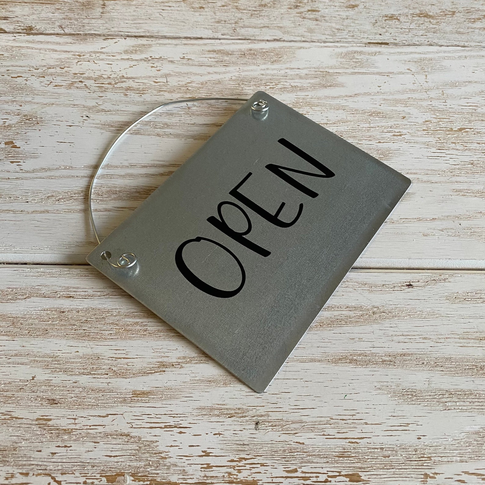 Open Closed Sign Double Sided Welcome Sign Two Sided We Are | Etsy