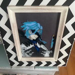The doctor glass painting