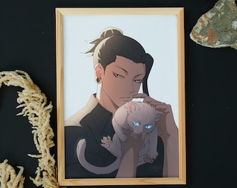 Geto Suguru Jujutsu Kaisen JJK art print anime poster