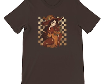 Fall Witchy Vibes 100% Cotton Graphic T-Shirt