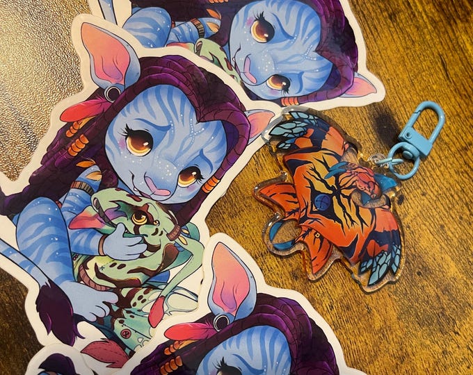 NAVI Sticker and Last Shadow Charm - Etsy